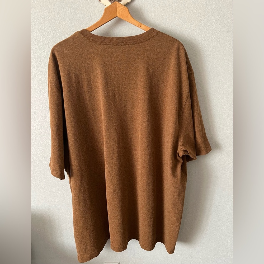 Carhartt Loose Fit Heavyweight Short-Sleeve Pocket T-Shirt 3XL Walnut Brown EUC - Picture 6 of 9